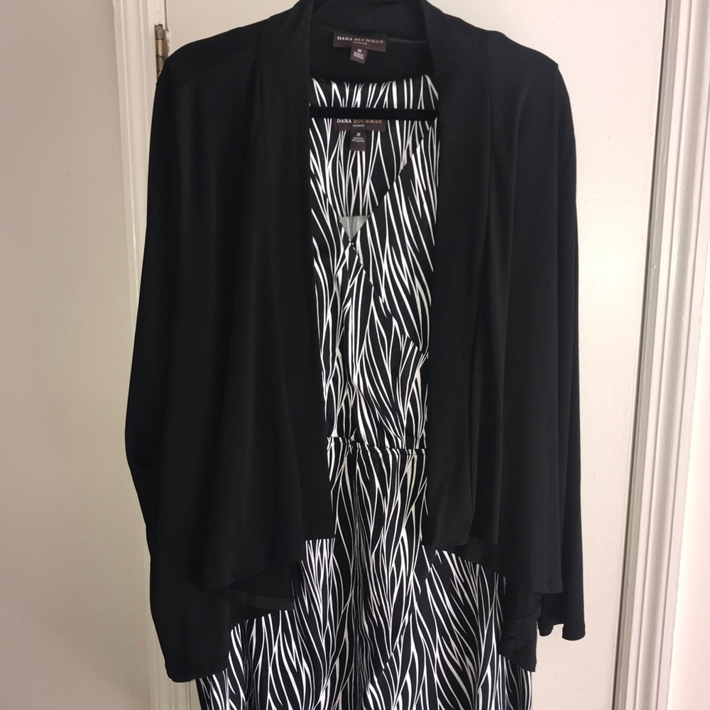 Sleeveless Dress w/ Cardigan